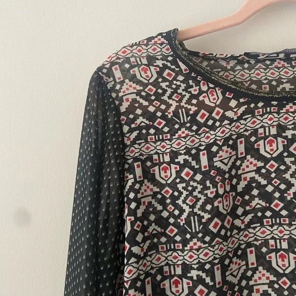 Scotch and Soda Sheer Blouse Size 2 P0677